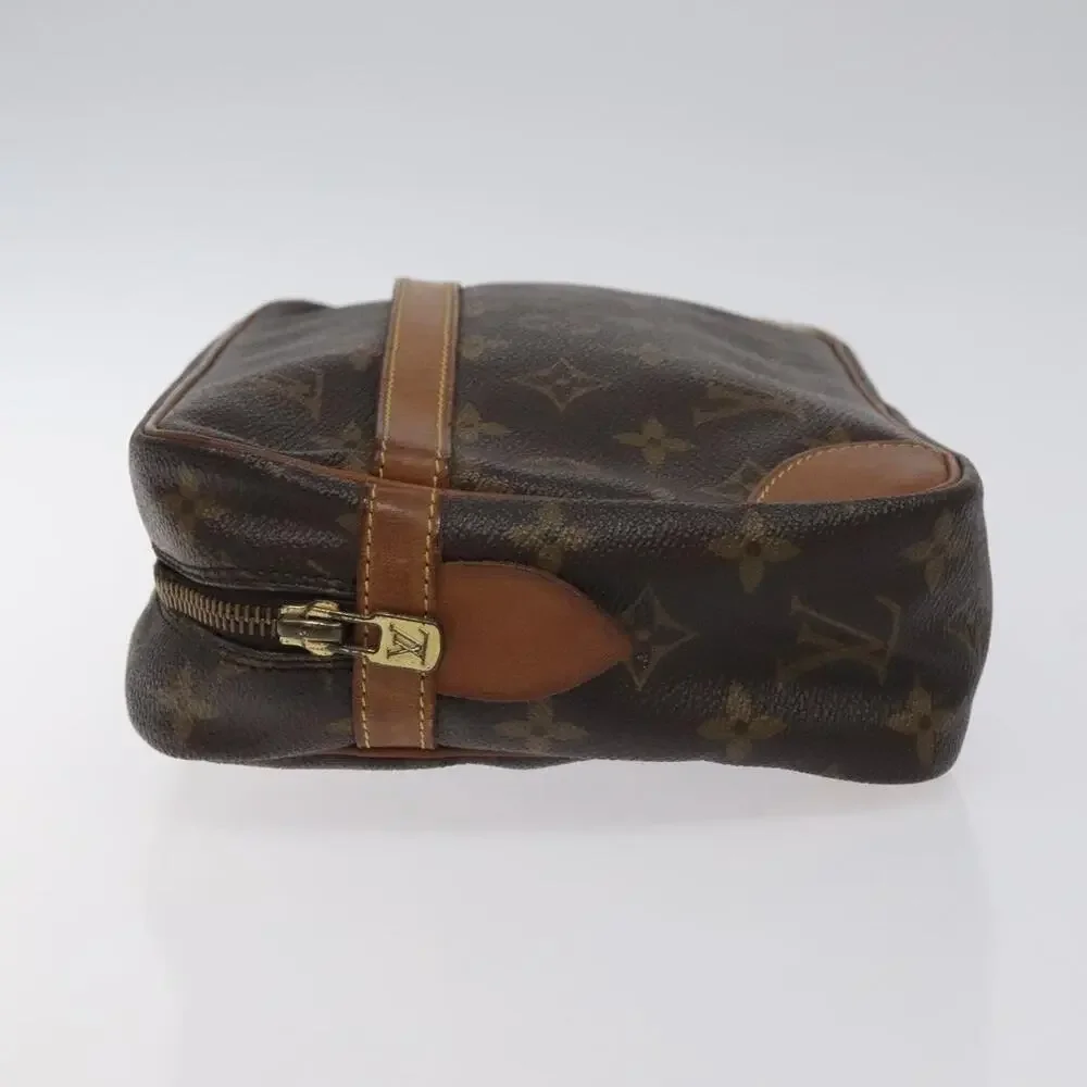 Louis Vuitton Monogram Compiegne 28 Clutch Bag Brown